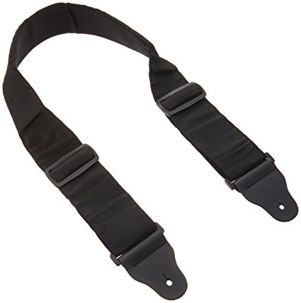 Planet Waves 3 Inch Wide Bass Guitar Strap w/ Internal Pad, Black