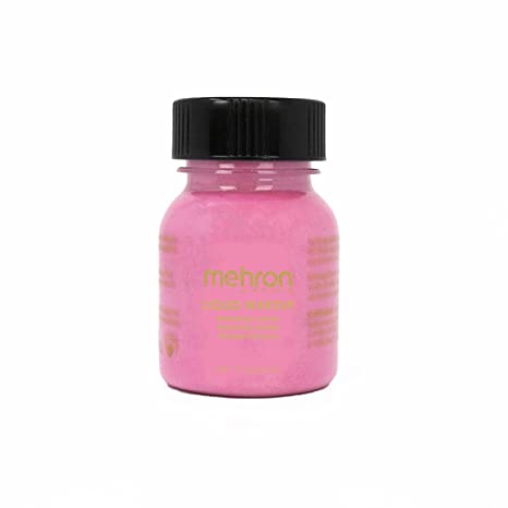 Mehron Makeup Liquid Face & Body Paint (1 ounce) (Pink)