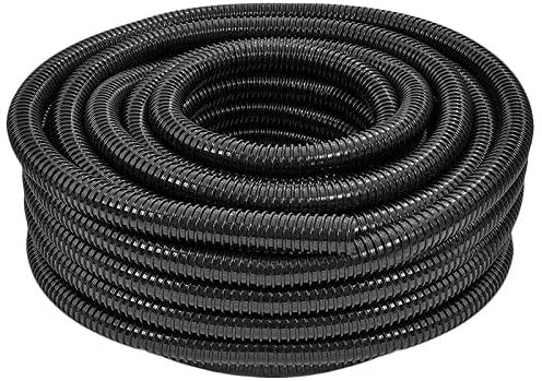 Flexible Pipe Water Butt Connection Pipe Flexible Hose for Fish Pond Pump, Internal 1.25 Inch Diameter, 32.8 Feet Long
