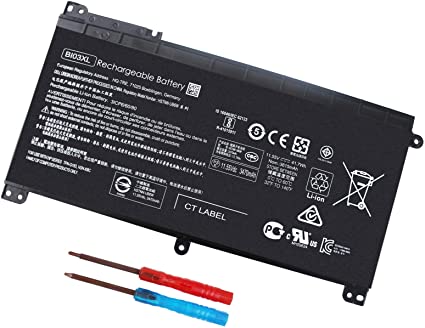 BI03XL ON03XL 844203-850 844203-855 Laptop Battery for HP Pavilion X360 13-U M3-U m3-u001dx m3-u103dx 13-u003la Stream 14-AX 14-ax010wm 14-ax020wm 14-ax030wm 14-ax040wm 915230-541 - 12 Months Warranty