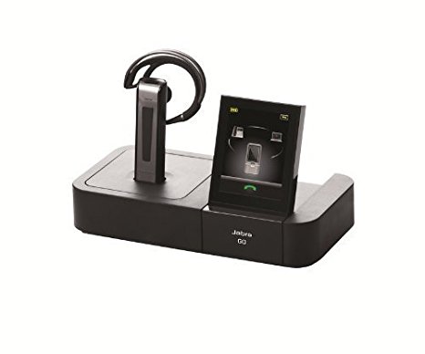 Jabra GO 6470 Bluetooth Headset with Touchscreen for Deskphone, Softphone & Mobile Phone