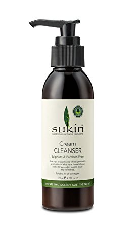 Sukin Cream Cleanser Pump, 4.23 Fluid Ounce