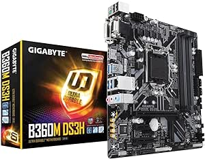 Gigabyte B360M-DS3H, Schwarz