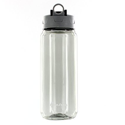 Clearance Sale-25 Oz Shake Bottle With Flip Top Spout Mixer Ball To Mix Protein Powder Easy Shaker Water Bottle (Black)