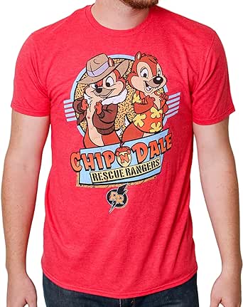Disney Rescue Rangers Chip and Dale 90's Mens T-Shirt