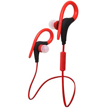 Wireless Bluetooth 4.1 Sports Headphones Stereo Portable Running Earphones with Microphones