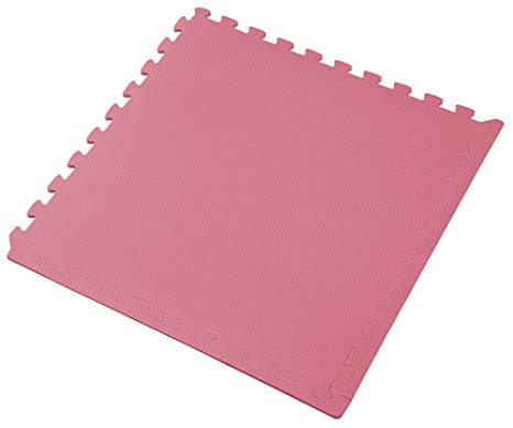 We Sell Mats 2'x2' Foam Interlocking Anti-fatigue Exercise & Fitness Gym Soft Yoga Trade Show Play Room Basement Square Floor Tiles Borders Included