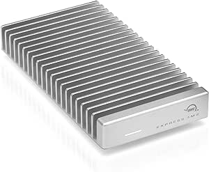 OWC 4TB Express 1M2 Portable NVMe Thunderbolt (USB-C) SSD USB4 Ultra Fast External SSD Drive with Aluminum Heat Sink Enclosure