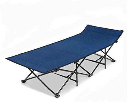 FDegage Folding Camping Cot Ultralight Military Sleeping Beach Cot Bed Hiking Travel with Carry Bag