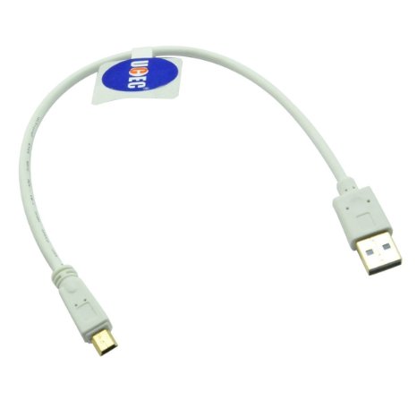 UCEC USB 3.0 Cable - A Male to Mini B - 1 Feet (0.3Meters) White