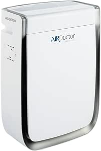 AIRDOCTOR 3000/3500 4-in-1 Air Purifier for Home & Large Rooms with UltraHEPA, Carbon & VOC Filters, Air Quality Sensor, Filtration Captures Particles 100x Smaller Than Ordinary HEPA (AD3500)