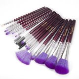 iLoveCos Makeup Brushes Make up Brushes 16 Pieces Versatile Cosmetics Brush Kits with Purple Travel Pouch Foundation Blusher
