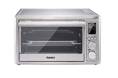 Galanz GT12SSDAN18 30L Digital Air Fry Toaster Oven, Stainless Steel