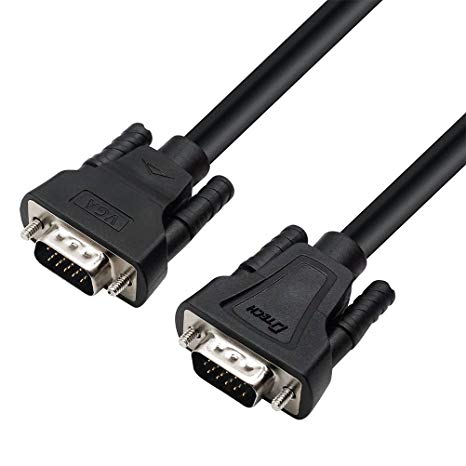 DTECH Heavy Duty 3 Feet SVGA VGA Computer Monitor Cable Supports 1080p High Resolution (1m)