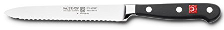 Wusthof Classic 4110 Serrated Utility Knife (Sausage knife ) 14 cm 5"