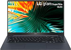 LG gram Superslim 15.6-inch Ultra Thin and Lightweight Laptop, Intel Evo Edition - Intel Core Ultra 7, 32GB RAM, 2TB SSD, Black