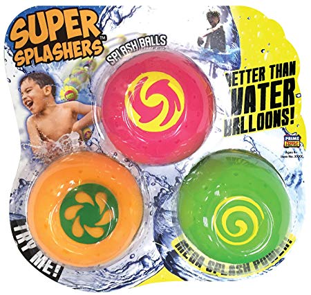 Splash Bombs Super Splashers Water Balls (3 Pack)- Color may vary