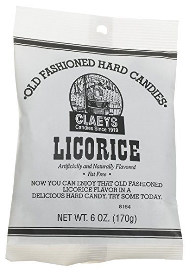 Claey's, Old Fashioned Hard Candy Licorice, 6 oz