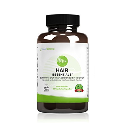 Hair Essentials Natural, Herbal Hair Growth Supplement for Men & Women - DHT Blocker, Provides Nutrients to Help Repair and Nourish Thinning Hair - Daily Capsules Fight Hair Loss and Promote New Growth - 90 Capsule Bottle