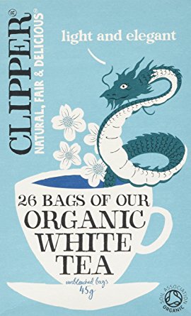 Clipper Organic White 26 Teabags (Pack of 6, Total 156 Teabags)