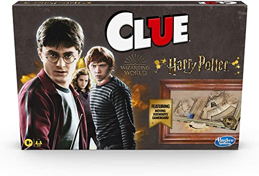 Hasbro Gaming Clue: Wizarding World Harry Potter Edition Mystery Board Game for 3-5 Players, Kids Ages 8 and Up (Amazon Exclusive)