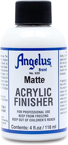 Angelus Brand Acrylic Leather Paint Mate Finisher No. 620 - 4oz