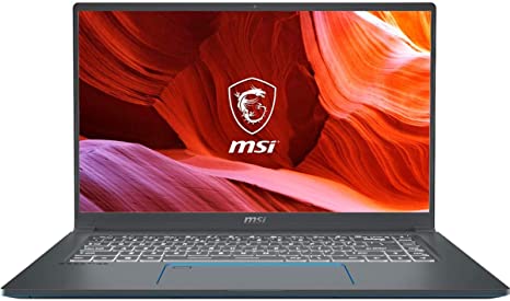 MSI Prestige 15 15.6" Ultra HD Notebook Computer, Intel Core i7-10710U 1.1GHz, 16GB RAM, 512GB SSD, NVIDIA GeForce GTX 1650 Max-Q 4GB, Windows 10 Home