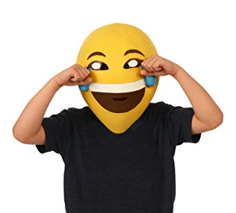 Emoji Universe: Emoji "Tears of Joy" Latex Mask