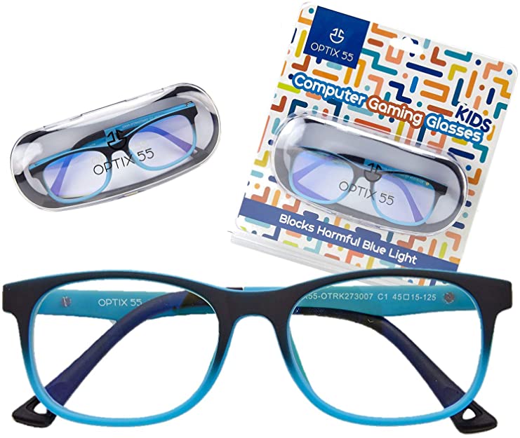 Blue Light Glasses Kids Girls & Boys-Computer Gaming Eyeglasses - Anti Eyestrain