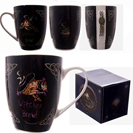1 x Lisa Parker Witches Brew Bone China Mug - Boxed Mug