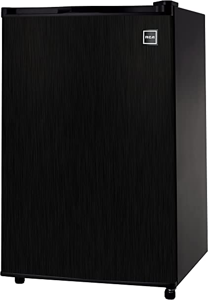 RCA RFR453 4.5 cu ft Compact Mini Fridge, Black Stainless