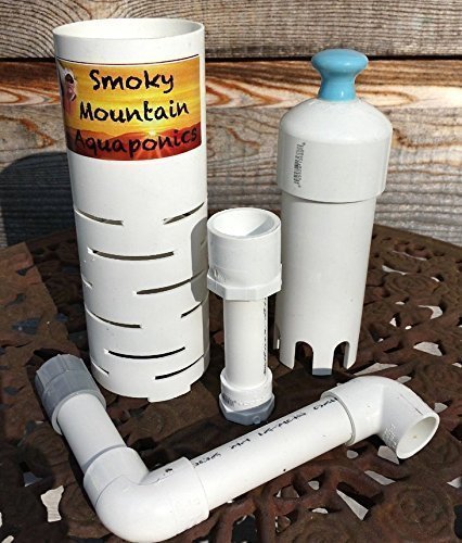 Aquaponics Bell Siphon Kit 8" Media or Smaller, Get The Best & Get Growing Now! Over 7000 Siphons Sold Worldwide! Buy With Confidence!