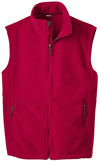 Men's Soft and Cozy Fleece Vests in 8 Colors: Sizes XS-XL