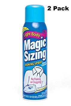 Magic Sizing Fabric Finish Fresh Scent Two 20 Ounce Containers Included, 2 pack