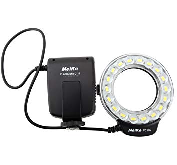 Meike Fc-110 LED Macro Ring Flash Light Fc110 for Canon EOS Nikon Pentax Olympus Camera