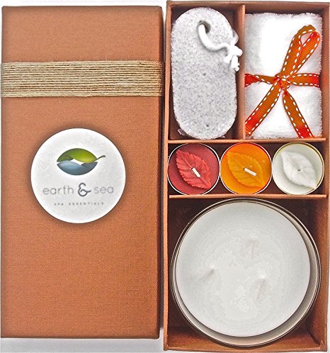 Earth & Sea Spa Essentials Aroma Candle Gift Set