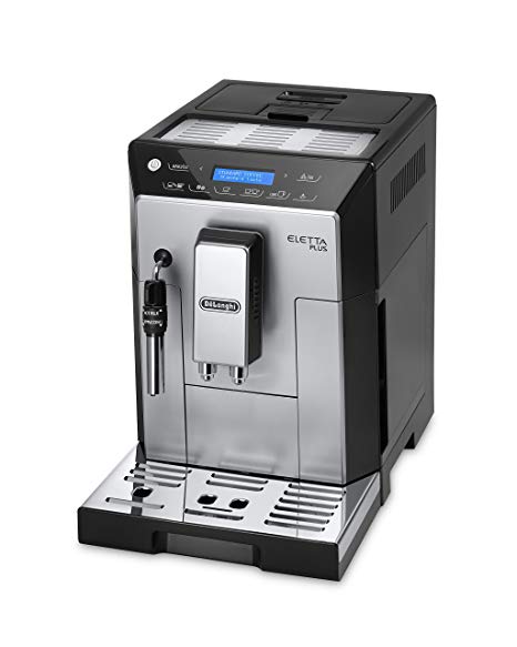 DeLonghi ECAM44.620.S ECAM 44.620.S Bean to Cup, Stainless Steel, 1450 W, 2 liters, Black, Silver