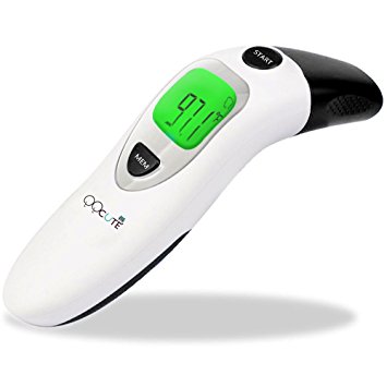 QQCute Digital Medical Infrared Forehead and Ear Thermometer Electronic Clinical Instant Read More Accurate Fever Body Temperature Professional Thermometers Suitable For Babies Kids Adults