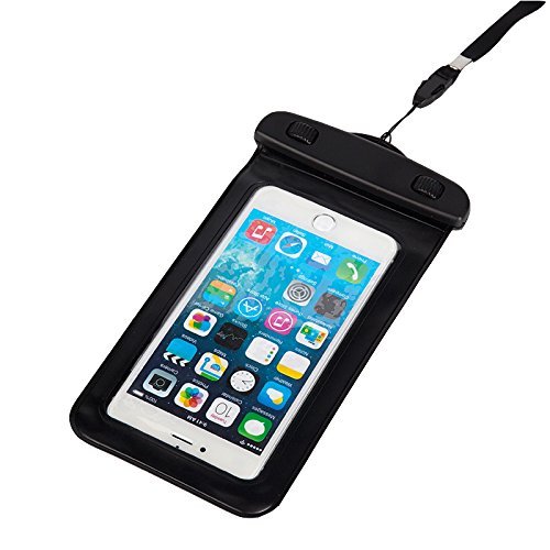 Waterproof Phone Case Cell Phone Dry Bag Pouch with Armband for Apple iPhone 7, 7Plus, 6S Plus, SE, 5S, Samsung Galaxy S6 HUAWEI P8, P9, HTC LG Sony Nokia Motorola Blackberry up to 6.0" Diagonal
