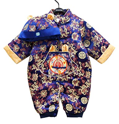 CRB Fashion Baby Newborn Boy Girls Chinese New Years Asian Shirt Outfit …