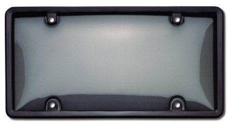 Cruiser Accessories 60520 License Plate Frame and Bubble Shield Black and Smoke