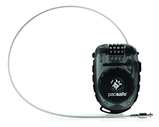 Pacsafe Retractasafe 250 Anti-Theft 4-Dial Retractable Cable Lock