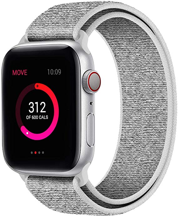 INTENY Sport Band Compatible with Apple Watch 38mm 40mm 42mm 44mm, Soft Sport Loop, Strap Replacement for iWatch Series 5, Series 4, Series 3, Series 2, Series 1