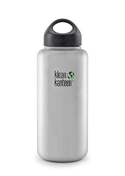 Klean Kanteen Wide Mouth Bottle with Stainless Loop Cap