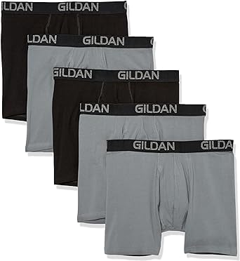 Gildan Men's Underwear Cotton Stretch Boxer Briefs, Multipack