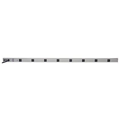 Tripp Lite 8 Wide-Spaced Outlet Bench & Cabinet Power Strip, 48 in. Length, 6ft Cord with 5-15P Plug (PS480806)