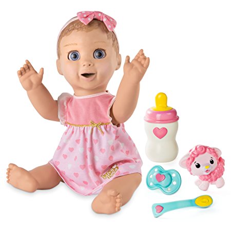Spinmaster Luvabella - Blonde Hair - Responsive Baby Doll with Realistic Expressions and Movement