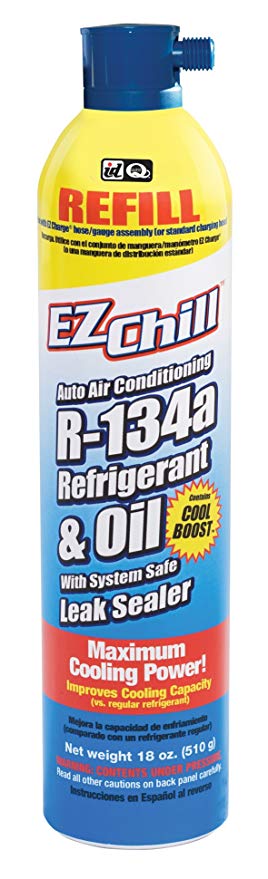 Interdynamics EZ Chill Automotive Refrigerant R-134a (18 Ounces), MAC-134RFL