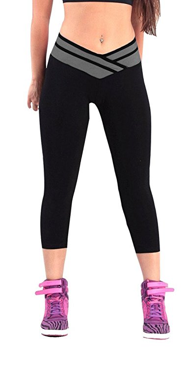 iLoveSIA Women's Tight Ankle Capri Cropped Legging