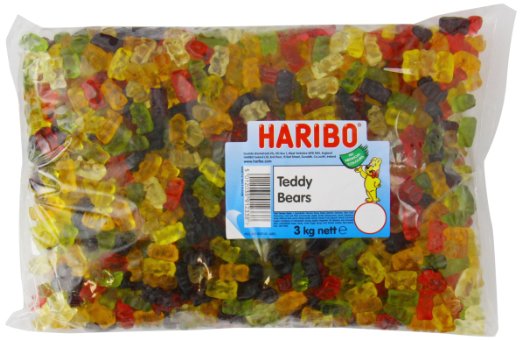 Haribo Teddy Bears Bulk Bag 3 Kg